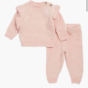 Baby’s Chenille Sweater & Pants Set